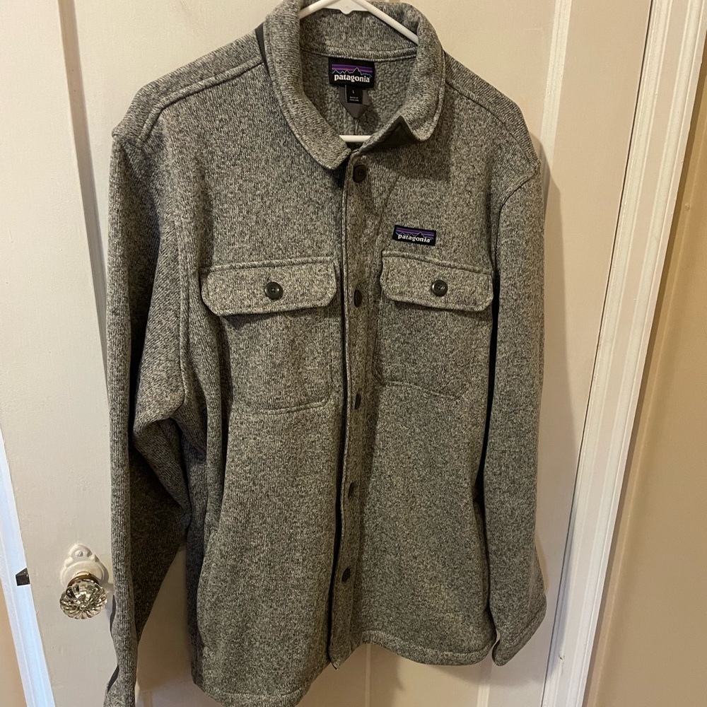Patagonia Men's Better Sweater Shirt Jacket Gray